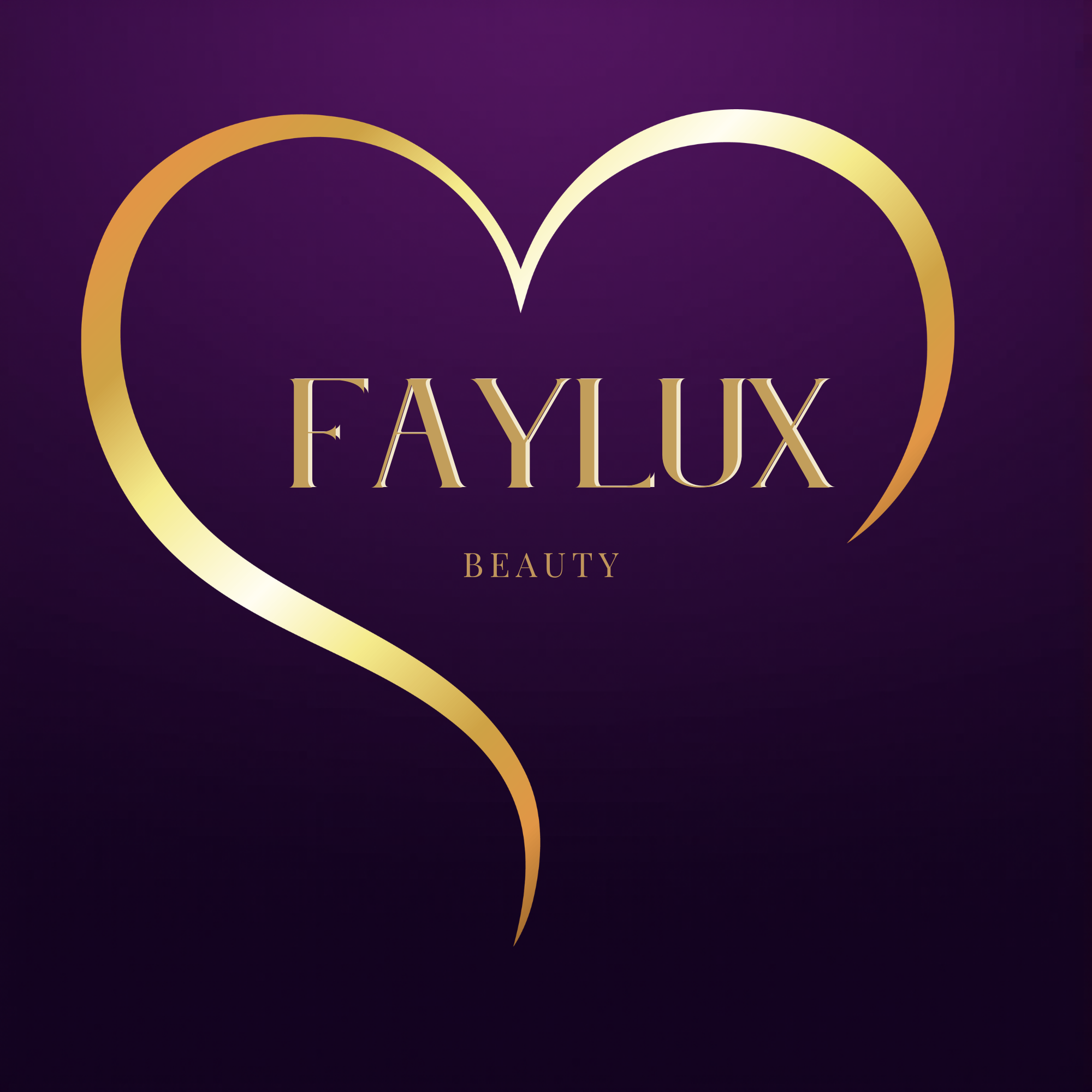 Faylux Beauty gold heart logo